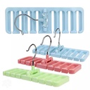 شماعة أحزمة وربطات العنق للحفاظ عليها من التجعد