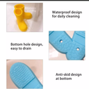 حامل سيليكون لفرش الأسنان على شكل حذاء المطر