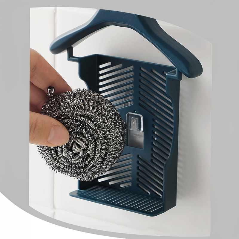 اسفنجة اسبونج بحامل شماعة مزودة بدبل فيس قوي لسهولة التعليق