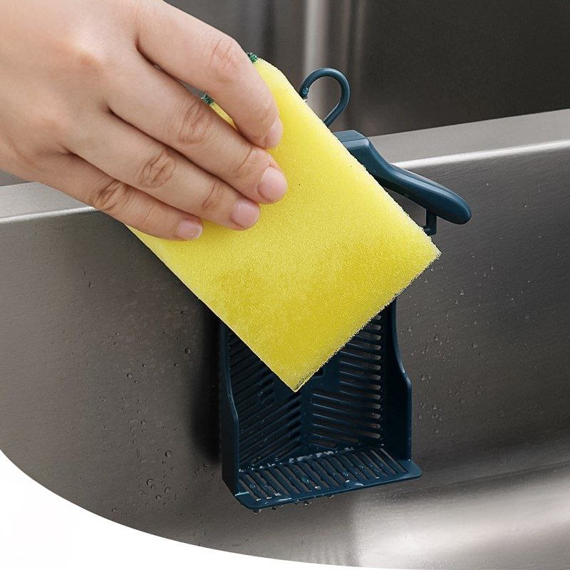 اسفنجة اسبونج بحامل شماعة مزودة بدبل فيس قوي لسهولة التعليق