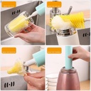 فرشة كهربائية لتنظيف زجاجات المياة وببرونات الأطفال ب 3 رؤوس مختلفة