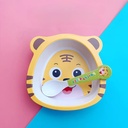 طقم طعام للاطفال بشكل نمر كيوت 5 قطع