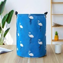 باسكت بالغطاء للملابس وهدوم الغسيل ولعب الأطفال قابل للطي