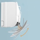 موزع هواء التكييف أثناء النوم لتشتيت و تغير اتجاه الهواء