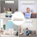 موزع هواء التكييف أثناء النوم لتشتيت و تغير اتجاه الهواء