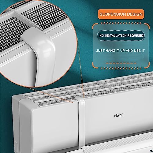 موزع هواء تكييف قابل للتعديل والتمديد مزود بمروحتين لتوزيع الهواء بشكل أفضل