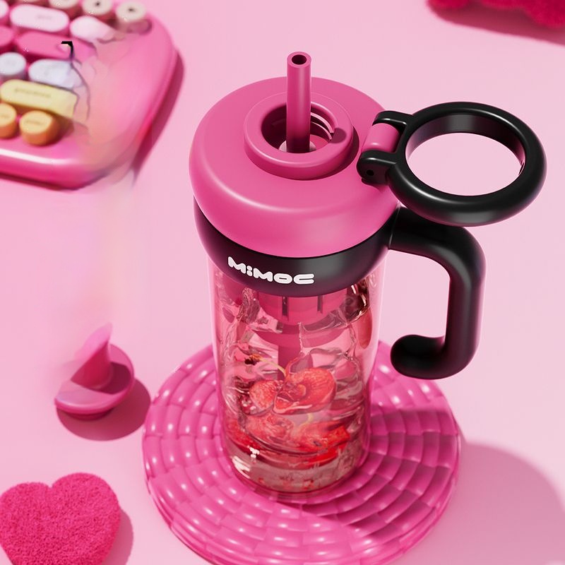 زجاجة ديتوكس 830 ملي بشاليموه لشرب المياة والعصائر الفريش