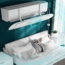 موزع هواء تكييف قابل للتعديل والتمديد مزود بمروحتين لتوزيع الهواء بشكل أفضل