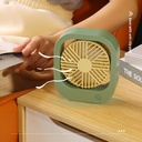 مروحة مكتب ميني دوارة ب 3 سرعات مختلفة قابلة للشحن