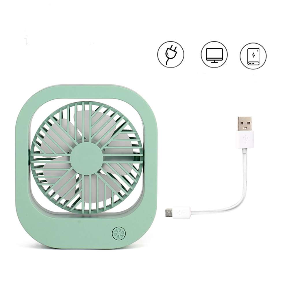 مروحة مكتب ميني دوارة ب 3 سرعات مختلفة قابلة للشحن