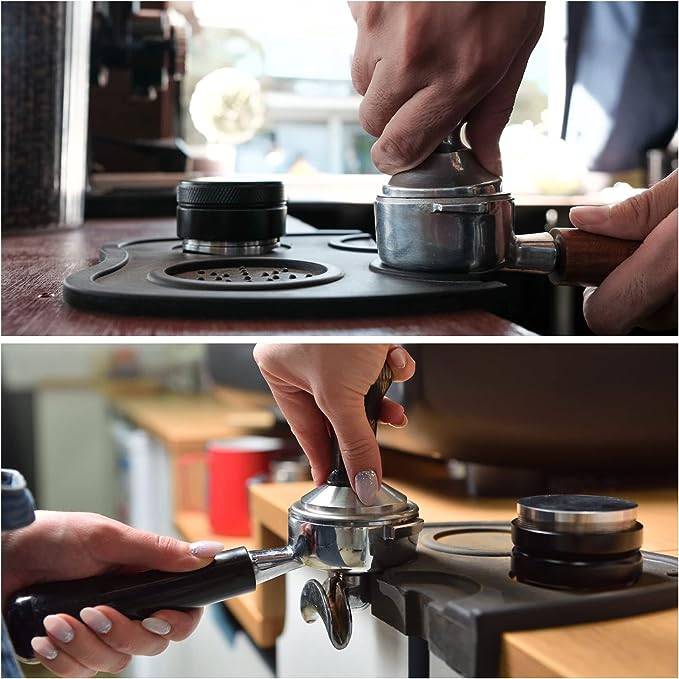 قاعده مكبس الاسبريسو مانعة للانزلاق لتنظيم ادوات الباريستا