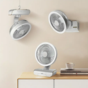 مروحة مكتب ميني برأس متحركة و 5 سرعات مع ليد قوي