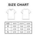 Farewell My Love تيشيرت اوفر سايز قطن باللون الاسود للرجال