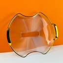 صينية  اكليريك لحمل وتقديم المشروبات للضيوف بشكل شيك بمقبض يد باللون الجولد