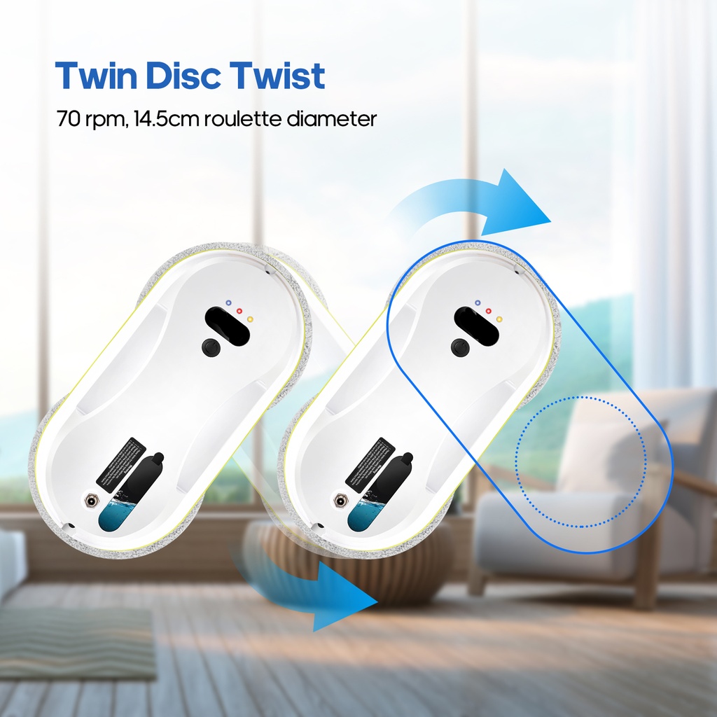 منظف زجاج آلي  للشبابيك والزجاج والمرايا 80 واط