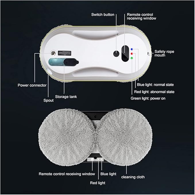 منظف زجاج آلي  للشبابيك والزجاج والمرايا 80 واط