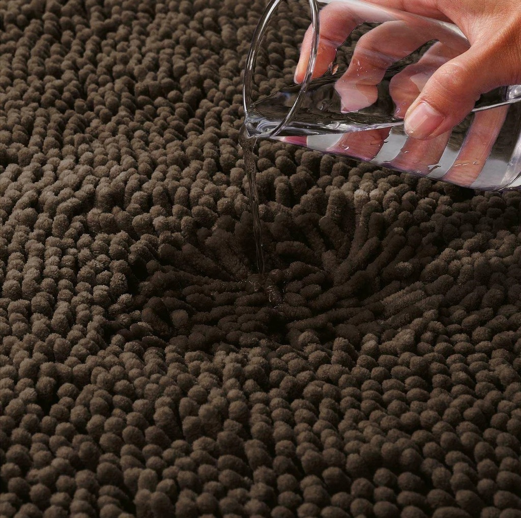 دواسة حمام وبانيو من القطيفة الناعمة مانعة للانزلاق مقاس 50 * 80 سم