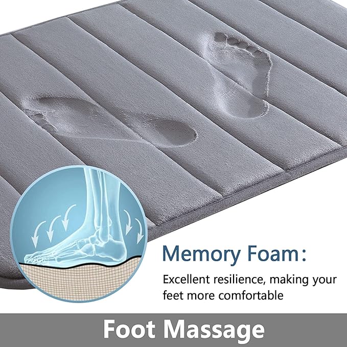 دواسة حمام وبانيو مايكروفيبر ناعم مضاده للانزلاق بالوان مختلفة