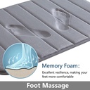 دواسة حمام وبانيو مايكروفيبر ناعم مضاده للانزلاق بالوان مختلفة