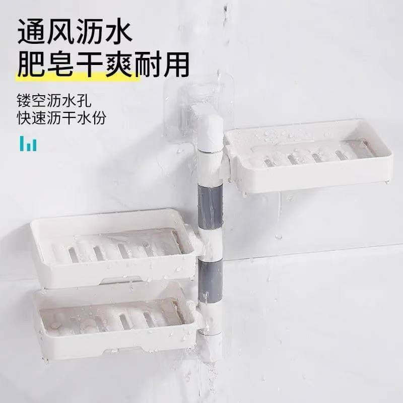 منظم الحوض والشاور ب3 رفوف متحركة 180 درجة