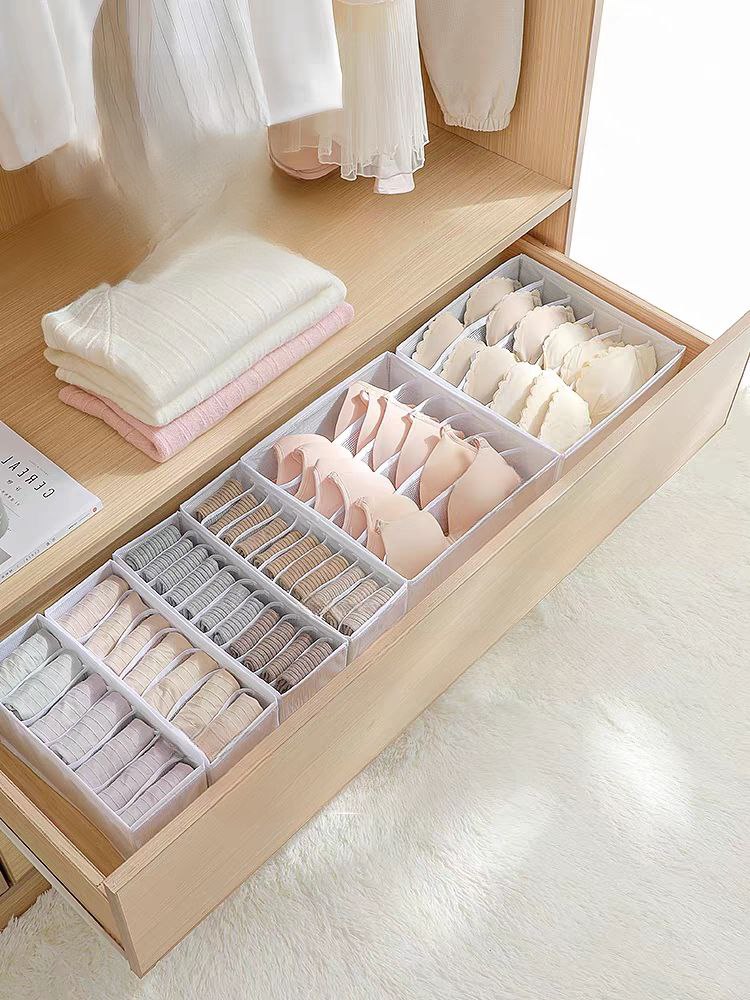 منظم ادراج للملابس الداخلية والجوارب مقاوم للماء 6 خانات