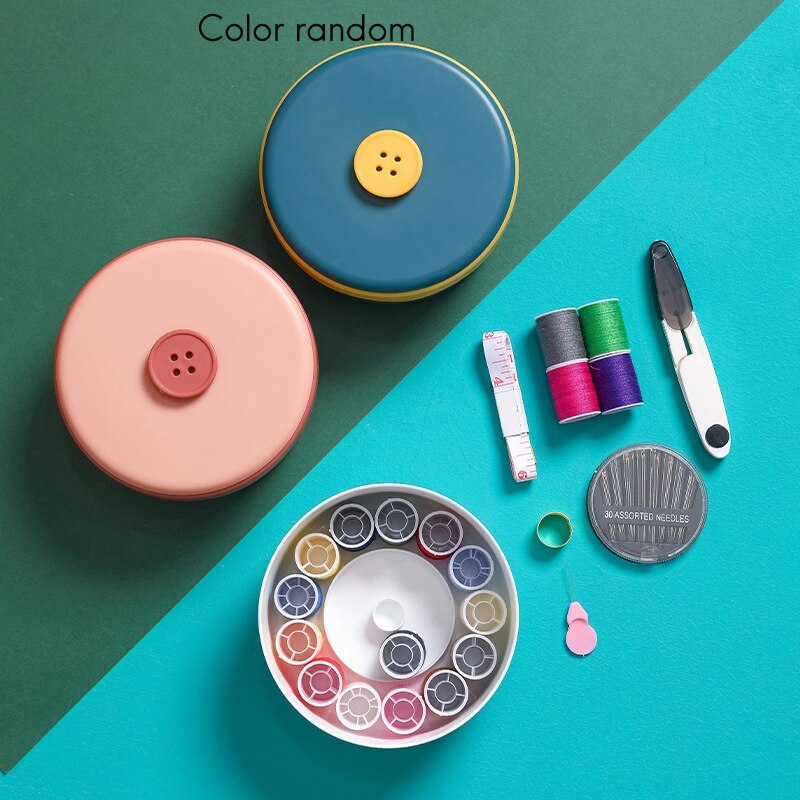 علبة لمستلزمات الخياطة منظمة تجمع الأبر والخيوط في مكان واحد