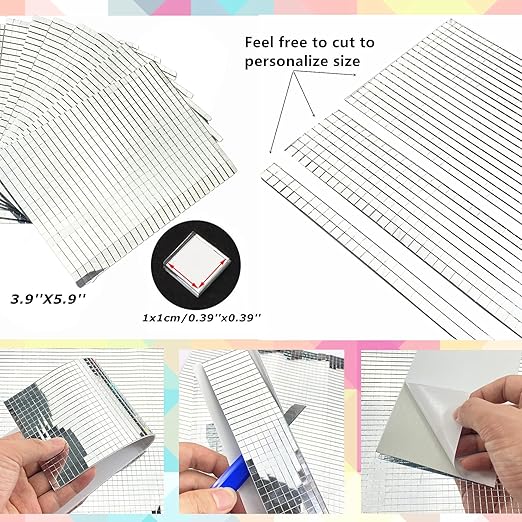 ورق حائط زجاجي ذاتي اللصق لتزيين الحوائط بديل الدهانات