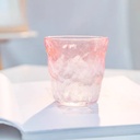 كوباية زجاج كريستال جليدي مموج 230 مللي