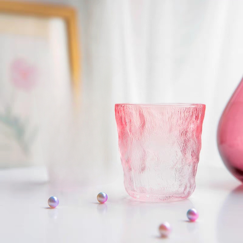 كوباية زجاج كريستال جليدي مموج 230 مللي