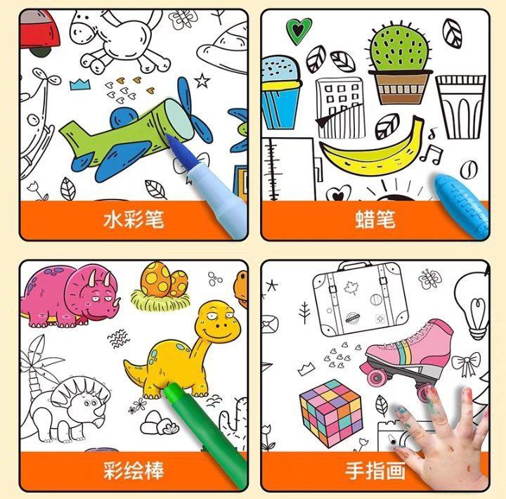 شيت رسومات الوان للاطفال