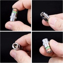 مستشعر ضغط هواء اطارات السيارات والدراجات النارية والاسكوتر 4 قطع