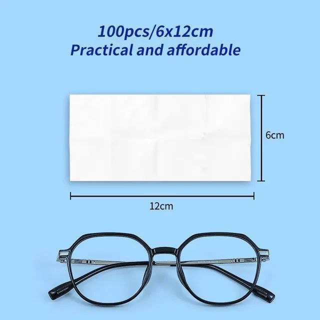 مناديل ماسحه متعدده الاستخدام للنظاره والكاميره