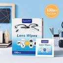 مناديل ماسحه متعدده الاستخدام للنظاره والكاميره