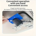 حامل نظارات شمسية مغناطيسي من الجلد - يثبت بسهولة في مراية السيارة