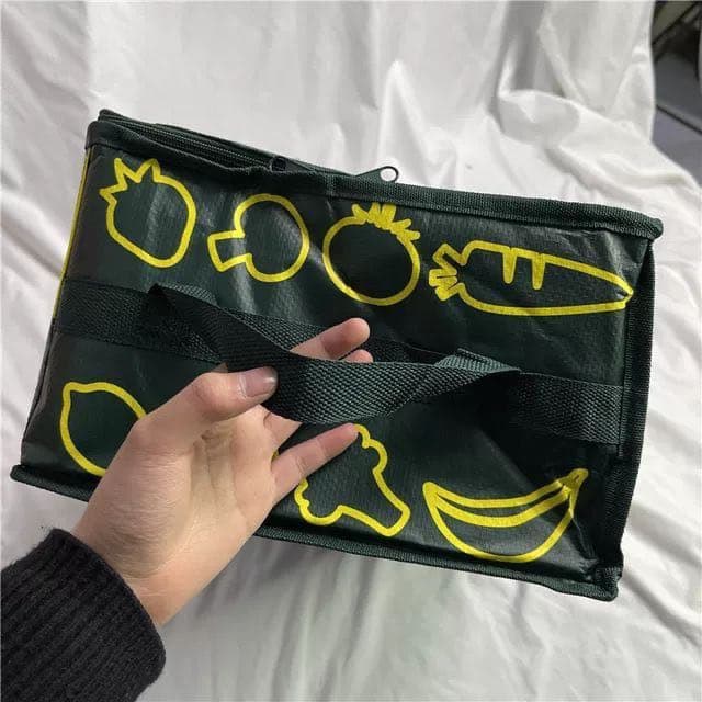 شنطة حفظ المأكولات والمشروبات الجامبو مبطنة بالفويل الحراري للسفر والرحلات