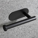 حامل معدني ذاتي اللصق لمناديل وفوط الحمام