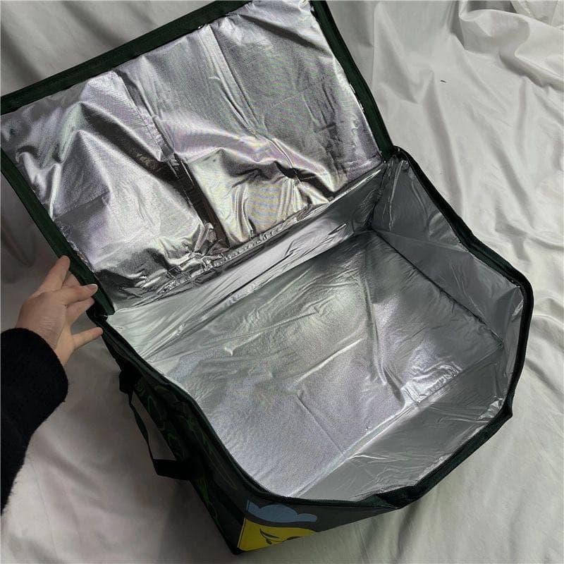 شنطة حفظ المأكولات والمشروبات الجامبو مبطنة بالفويل الحراري للسفر والرحلات