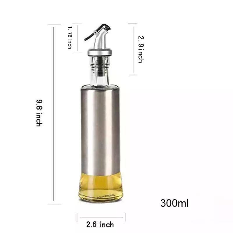 زجاجة الزيت الأنيقة برأس محكم الغلق للزيوت والصوصات