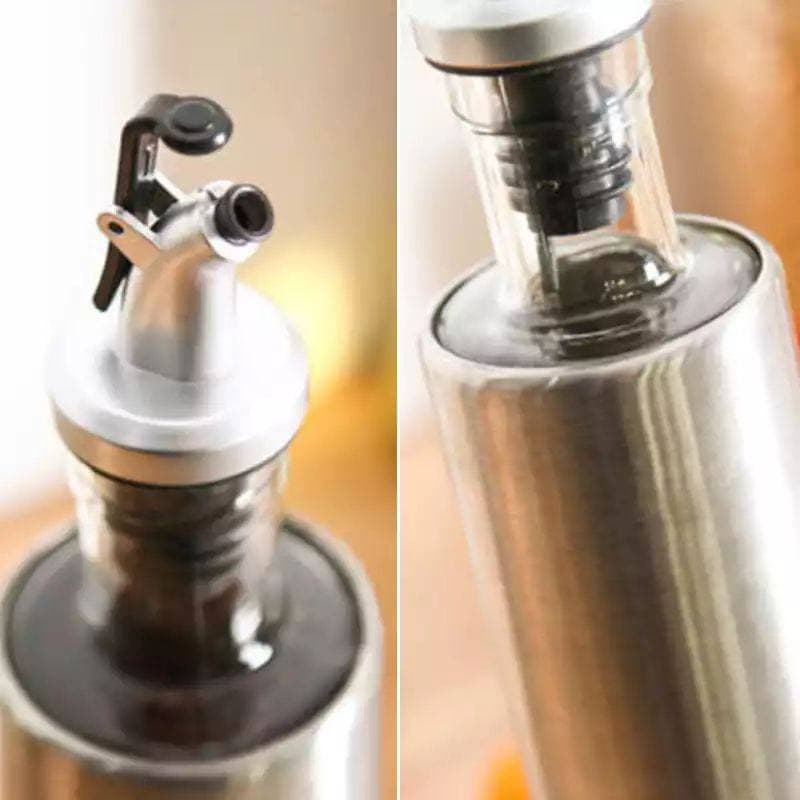 زجاجة الزيت الأنيقة برأس محكم الغلق للزيوت والصوصات