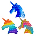 لعبة bubbles علي شكل وحيد القرن أسفنجية تحد من التوتر