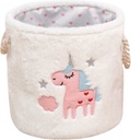 باسكت تخزين فرو بتصميم يونيكورن لغرف الاطفال
