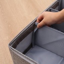 منظم ملابس قابل للطي مع خمس خانات قابلة للفك والتركيب - وتربروف