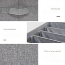 منظم ملابس قابل للطي مع خمس خانات قابلة للفك والتركيب - وتربروف