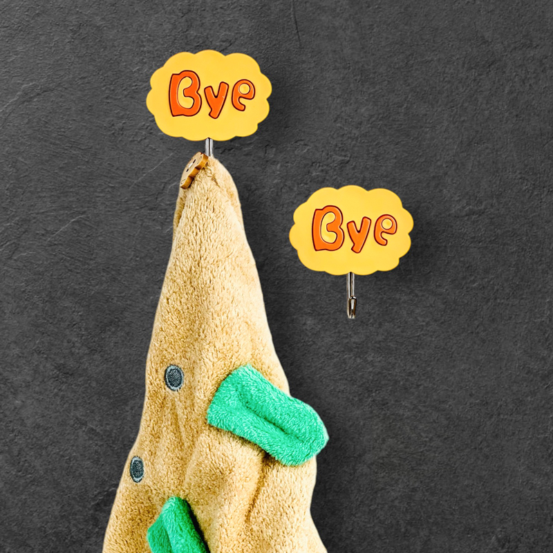 طقم هوك 2 قطعة لتعليق الكابات والاكسسوارات بكلمه باي