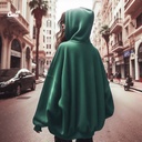 Cairo Oversized Hoodie For Women - Green