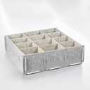 منظم شرابات وملابس داخلية 12 خانة قابل للفك والتركيب