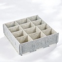 منظم شرابات وملابس داخلية 12 خانة قابل للفك والتركيب