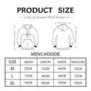 Blue Heart هودي اوفر سايز قطن للنساء باللون الموف