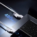 كابل شحن 4*1 متعدد النوافذ للشحن السريع ونقل الداتا بقدرة 100 واط من ريماكس