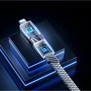 كابل شحن 4*1 متعدد النوافذ للشحن السريع ونقل الداتا بقدرة 100 واط من ريماكس